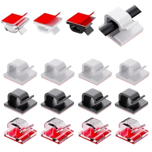 קליפסים לכבלים חיצוניים - 50 יח' - קישוט ותאורה