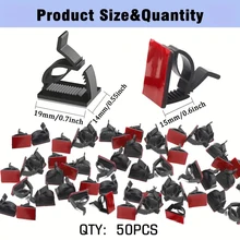 קליפסים למטרה חיצונית - 50 יח' - קישוטים וחוטים