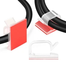 קליפסים שקופים לניהול כבלים- מחזיק כבלים לתלייה