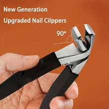 קליפר ציפורניים מקצועי גדול - להב פלדה ואחסון