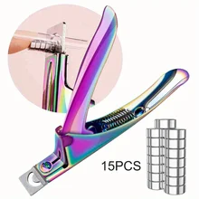 קליפר ציפורניים מתכוונן טיטניום + 15 קוצציות מגנטיות