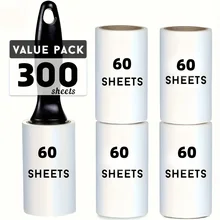 רולר נייר דבק לשיער חיות - 60 דפים - בגדים ורהיטים