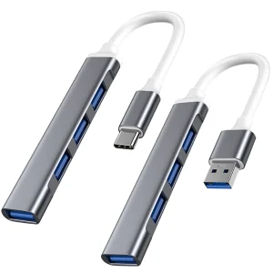 רכזת USB C 4 פורטים - מתאם למחשב נייד