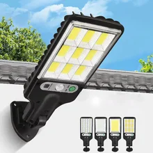 תאורת קיר סולארית LED חיצונית-גלאי תנועה-גינה