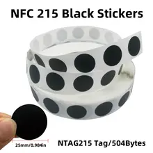 תגיות NFC Ntag215 - מדבקות דביקות לטלפון