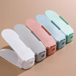 10 יח׳ מארגן נעליים מתכוונן - חוסך מקום בארון