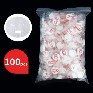 100 יח' מסכת פנים דחוסה - ניידת נטולת אריגה