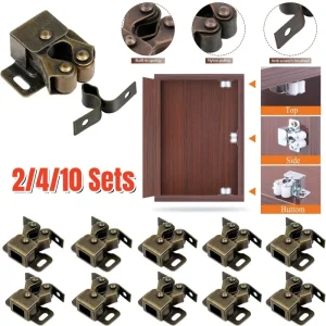 2,4,10 סט-תפס דלת ארון כפול - לחומרה לארון