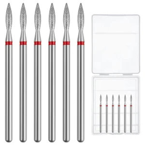 6 יח' ראש שיוף יהלום למניקור - מסיר עוריות איכותי