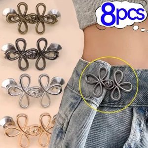 אבזם למותן תלתן 4 עלים- הידוק ללא תפירה לג'ינס