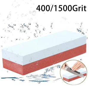 אבן השחזה דו צדדית לסכינים - 400,1500 - מקצועית