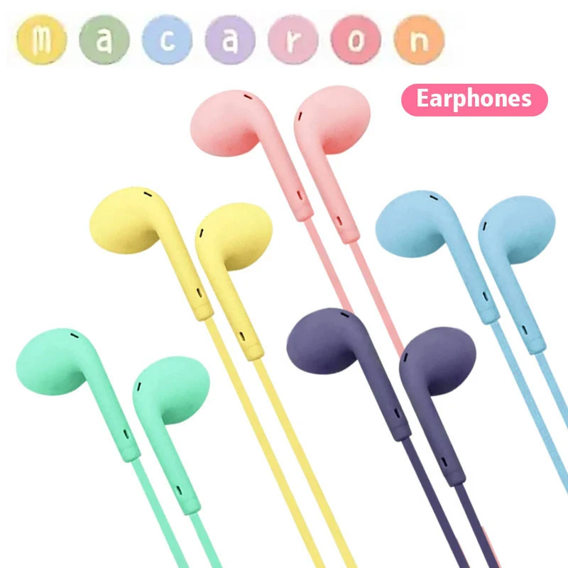 אוזניות ספורט עם מיקרופון - Macaron Universal Xiaomi