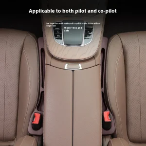 אטם רווח למושב לרכב - מונע דליפה + אחסון רב תכליתי