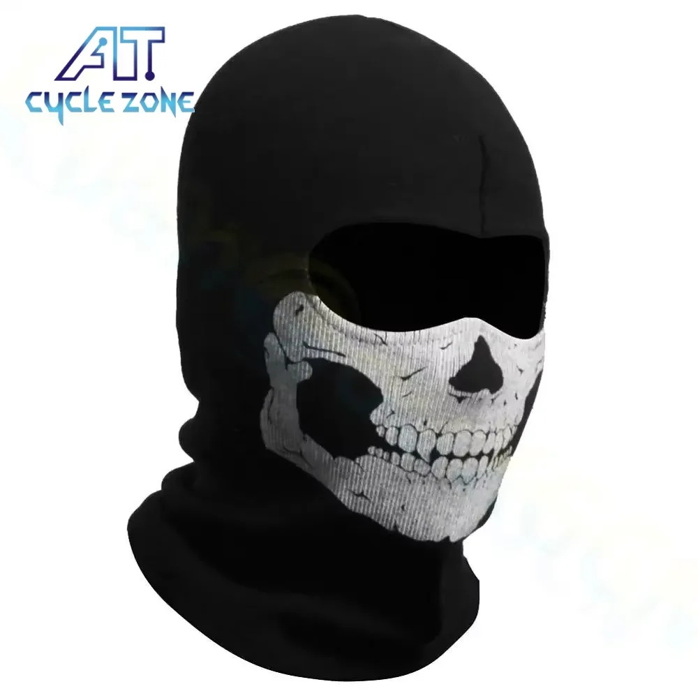 באלקלווה אופנוע Skull - מסכת פנים מלאה לרוכב