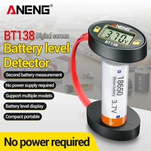 בודק סוללות דיגיטלי ANENG BT138 - בדיקת קיבולת סוללה