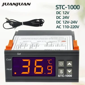 בקר טמפרטורה STC-1000 - תרמוסטט לתנור,קירור