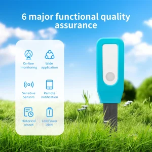 גלאי טמפרטורה לחות Tuya Bluetooth - לבקרת גינה חכמה