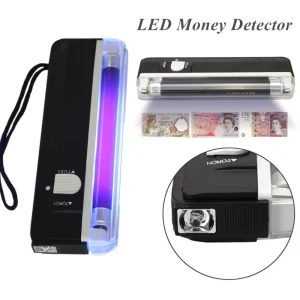 גלאי שטרות LED נייד 4W - בדיקת כסף מזויף