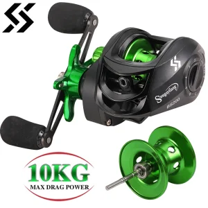 גלגל Baitcasting Sougayilang - דיג קרפיונים במים מתוקים