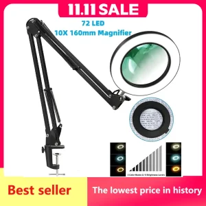 זכוכית מגדלת LED - תיקון הלחמה, טיפוח ועבודה