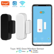 חיישן דלת חלון Tuya WiFi - שליטה מרחוק ואלקסה