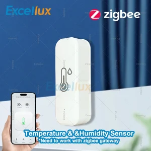 חיישן טמפרטורה ולחות ZigBee - ניטור חכם לבית