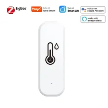 חיישן טמפרטורה ולחות Zigbee Tuya - בית חכם