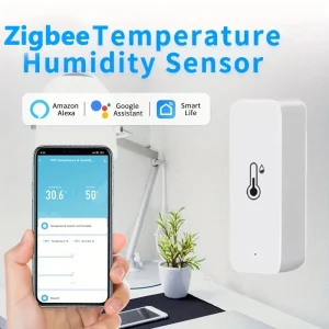 חיישן טמפרטורה ולחות Zigbee Tuya - לבית חכם