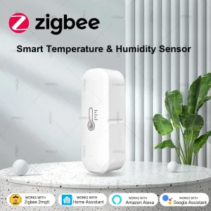 חיישן טמפרטורה ולחות Zigbee - שליטה קולית חכמה