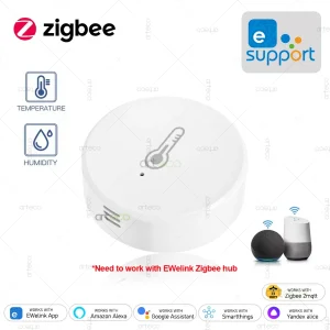 חיישן טמפרטורה ולחות חכם ZigBee - שליטה באפליקציה