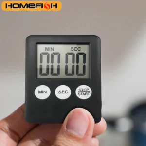 טיימר מטבח דיגיטלי - סטופר LCD לספורט ואפייה