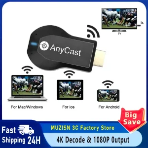 טלוויזיה סטיק M2 Plus - דונגל אלחוטי HDMI 4K,1080P