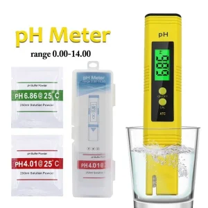 טסטר איכות מים דיגיטלי PH - לבריכה ואקווריום