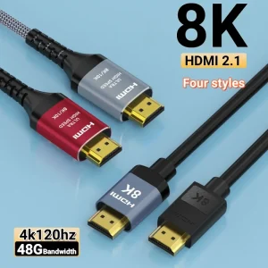 כבל HDMI 8K MIZIQIER, מהירות גבוהה במיוחד , עד 5 מטר