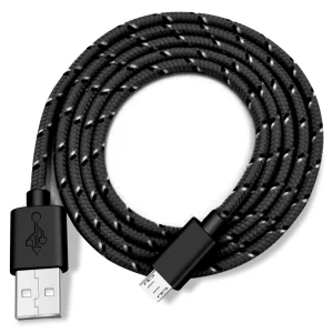 כבל Micro USB לאנדרואיד - 1,2,3 מ' - טעינה וסנכרון