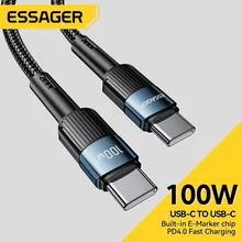 כבל USB-C Essager 100W - טעינה מהירה 3 מטר
