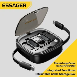 כבל USB-C Essager, טעינה מהירה Xiaomi Poco + מחזיק