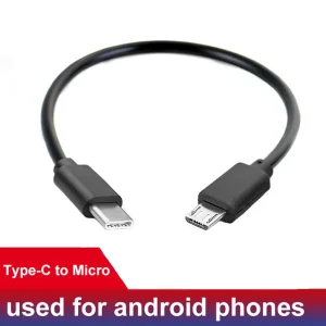 כבל USB-C ל-Micro USB - טעינה וסנכרון , OTG