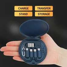 כבל טעינה Multi USB C 60W - ערכת מתאמים מקיפה