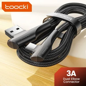 כבל טעינה Toocki USB Type C - טעינה מהירה 3A