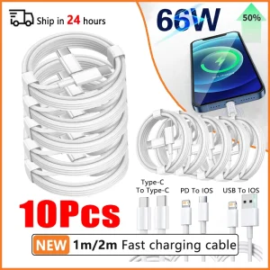 כבל טעינה USB C לאייפון - טעינה מהירה 30W