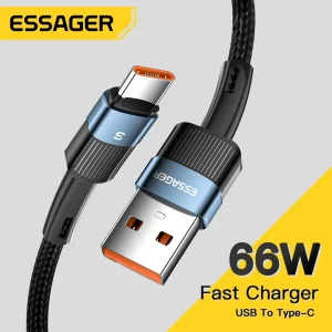 כבל טעינה מהיר Essager Type C - Huawei, Samsung