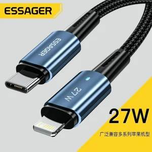 כבל טעינה מהיר Essager Type C לאייפון - 20W
