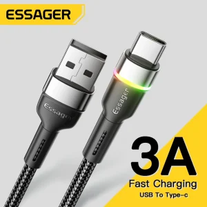 כבל טעינה מהיר Type-C Essager 3A - סמסונג שיאומי