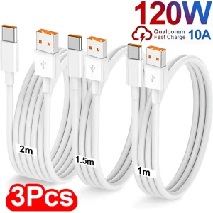 כבל טעינה מהיר USB-C 120W - לSamsung, Xiaomi ועוד