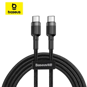 כבל טעינה מהיר USB-C ל-USB-C Baseus 100W לאייפון
