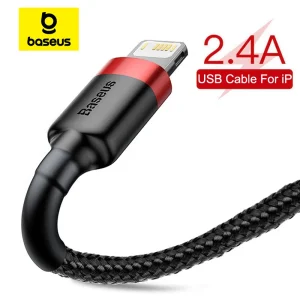 כבל טעינה מהיר לאייפון Baseus - 2.4A - קנייה משתלמת