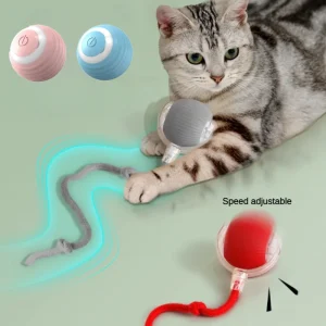 כדורי משחק חתולים חשמליים- צעצועי חתול אינטראקטיביים