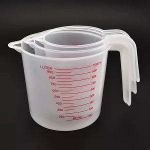 כוסות מדידה לאפייה - 3 יח׳ PVC , כלי אפייה