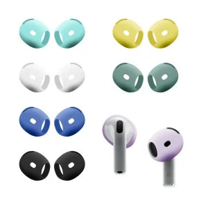 כיסוי AirPods 4 - סיליקון רך בצבע אחיד - הגנה